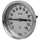 Przemysłowe termometry bimetaliczne tarczowe, model A52, WIKA ,pomiar temperatury, odczyt temperatury, układ pneumatyczny, pneumatyka, Hafner